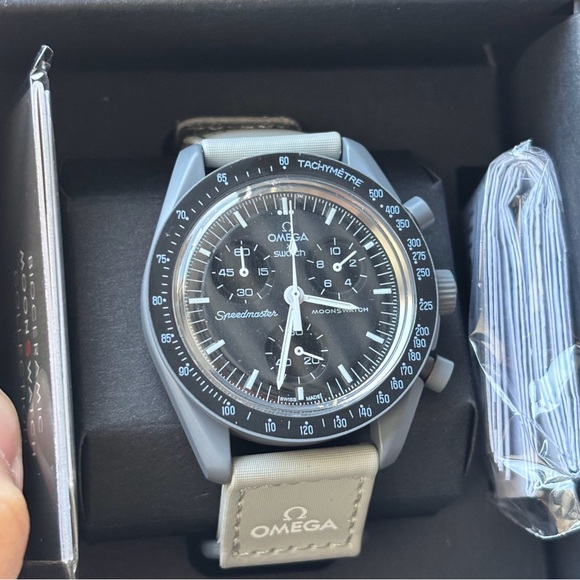 Swatch X Omega Moonswatch Men's Watch --- Mercury